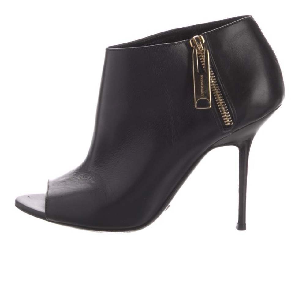 BURBERRY Open Toe Stiletto Booties size 39